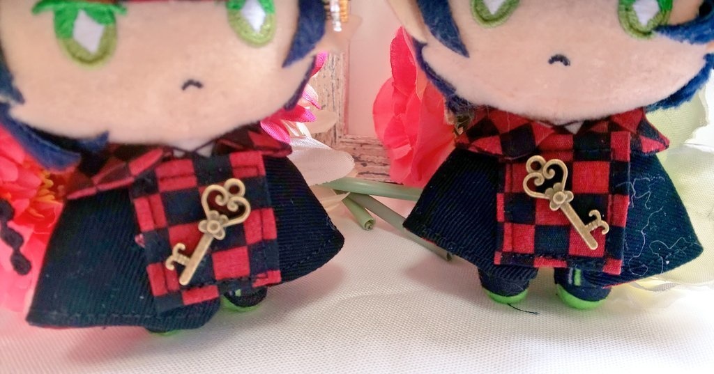 10cmぬいのサイズ◆ジェミニ紅(帽子&ケープセット)