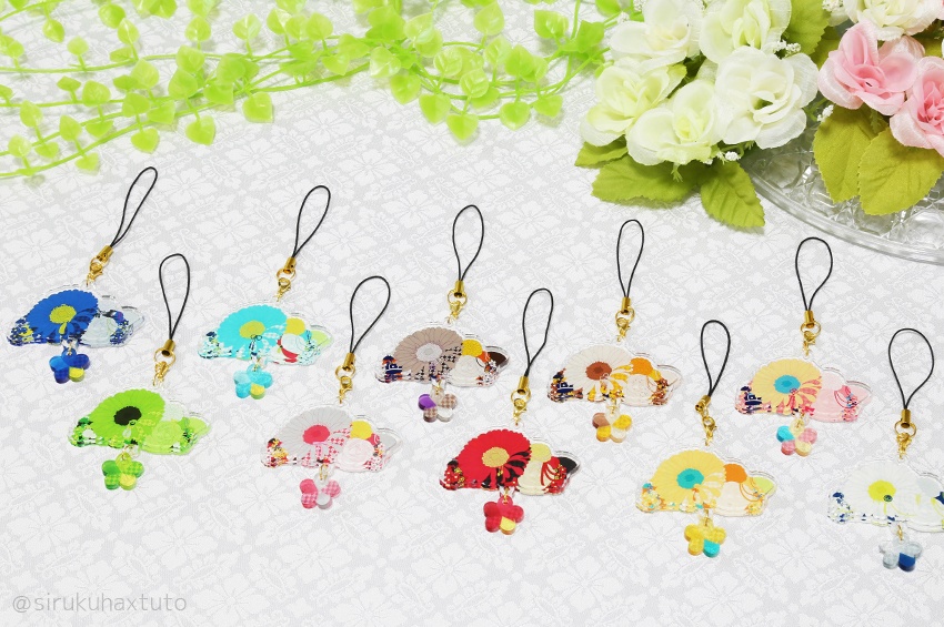 刀剣男士イメージ 花のブーケアクリルストラップ