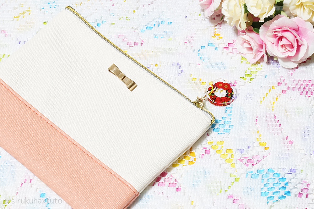 刀剣男士イメージ① 花のリースアクリルチャーム