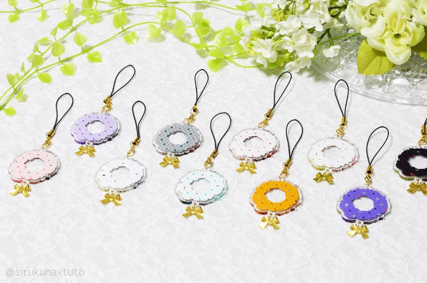 刀剣男士イメージ⑪ 花のリースアクリルストラップ