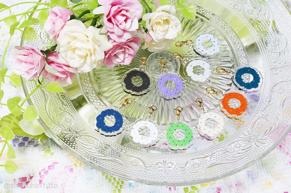 刀剣男士イメージ 軽装② 花のリースアクリルチャーム