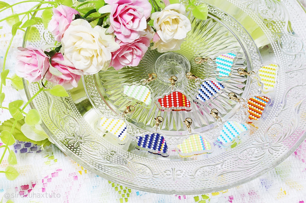 刀剣男士イメージ② 花のブーケアクリルチャーム