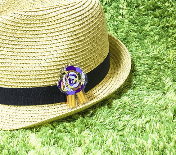 刀剣男士イメージ⑤ 花のアクリルブローチ