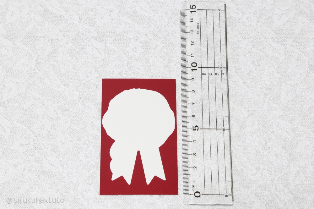 刀剣男士イメージ① 花のブローチ メッセージカード