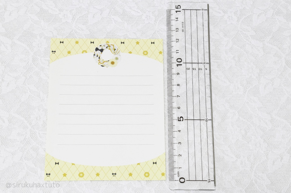 刀剣男士イメージ① 花のリース ミニレターセット