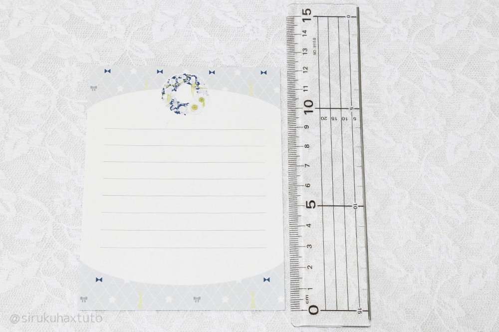 刀剣男士イメージ① 花のリース ミニレターセット