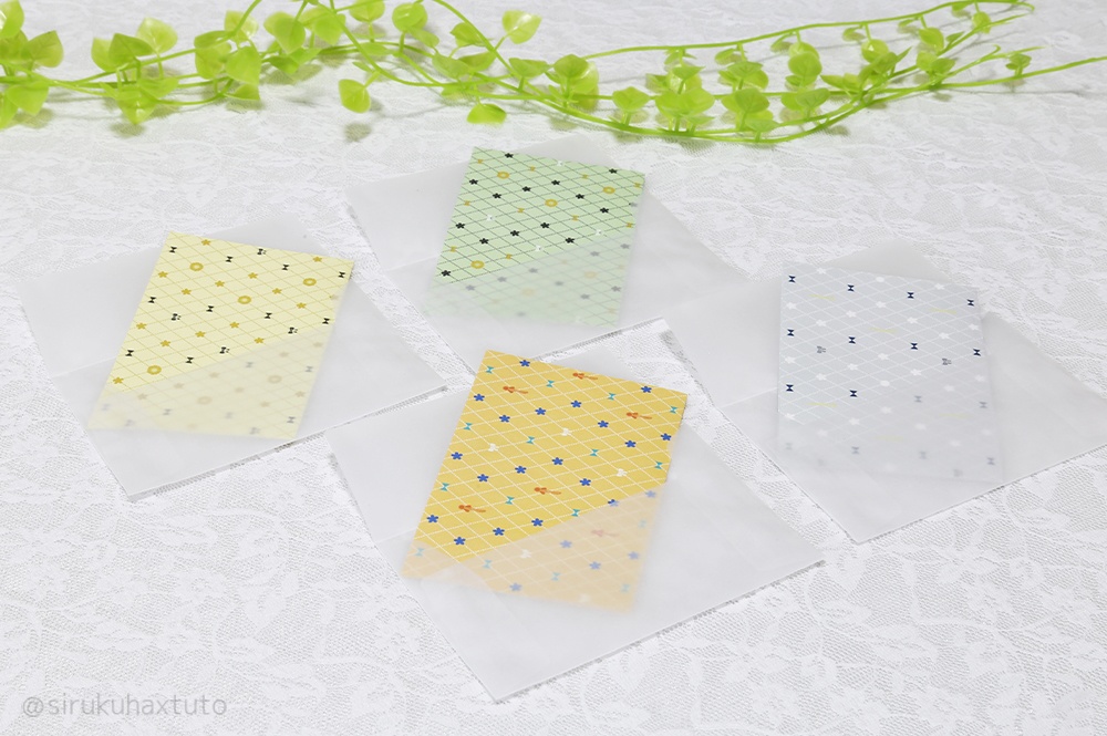 刀剣男士イメージ① 花のリース ミニレターセット