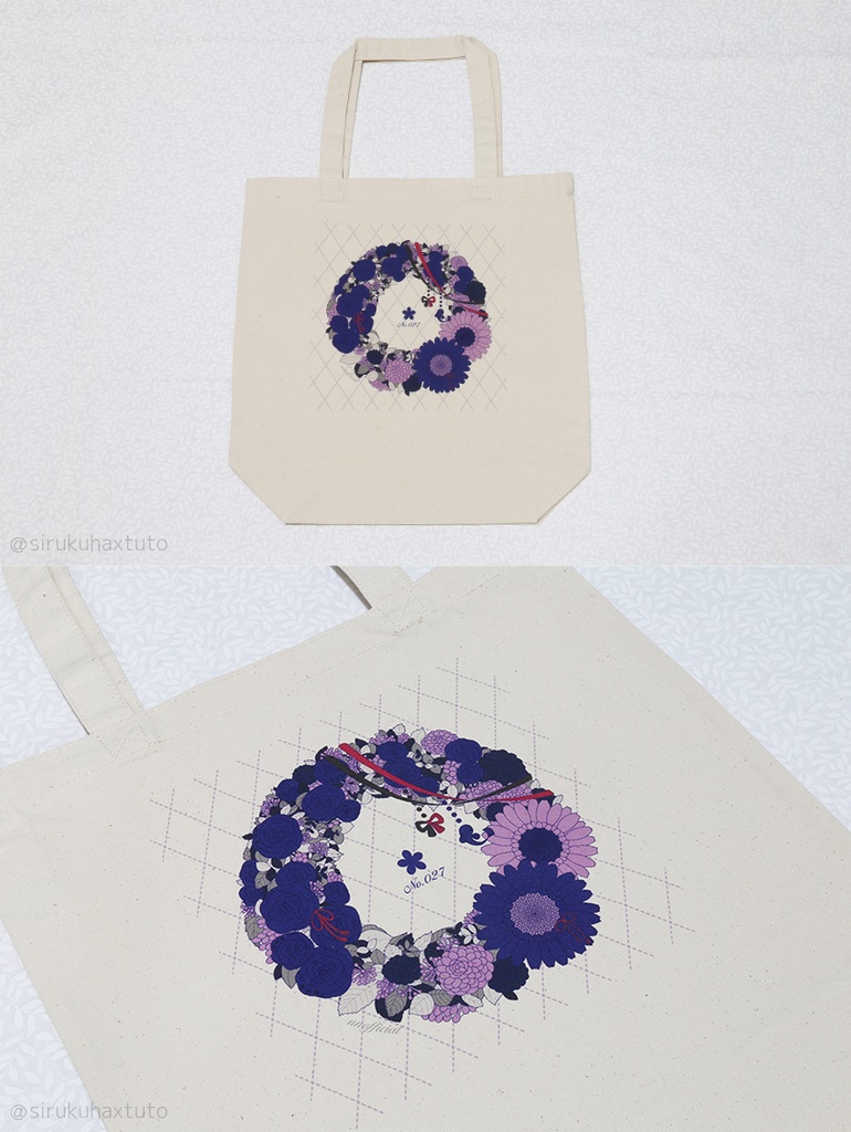 刀剣男士イメージ 花のリーストートバッグ①