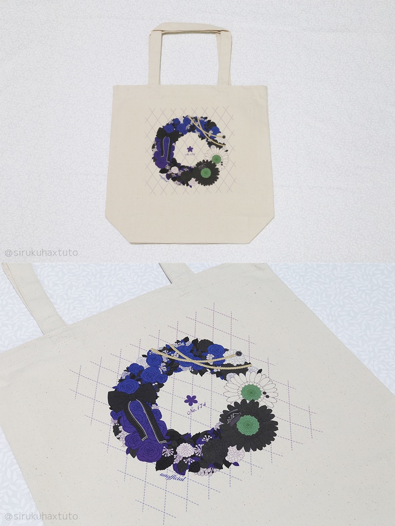 刀剣男士イメージ 花のリーストートバッグ①