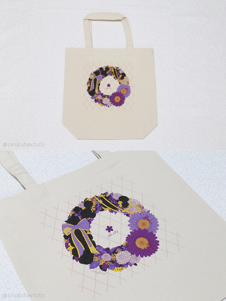 刀剣男士イメージ 花のリーストートバッグ①