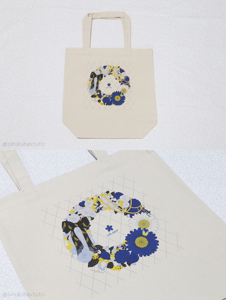 刀剣男士イメージ 花のリーストートバッグ②