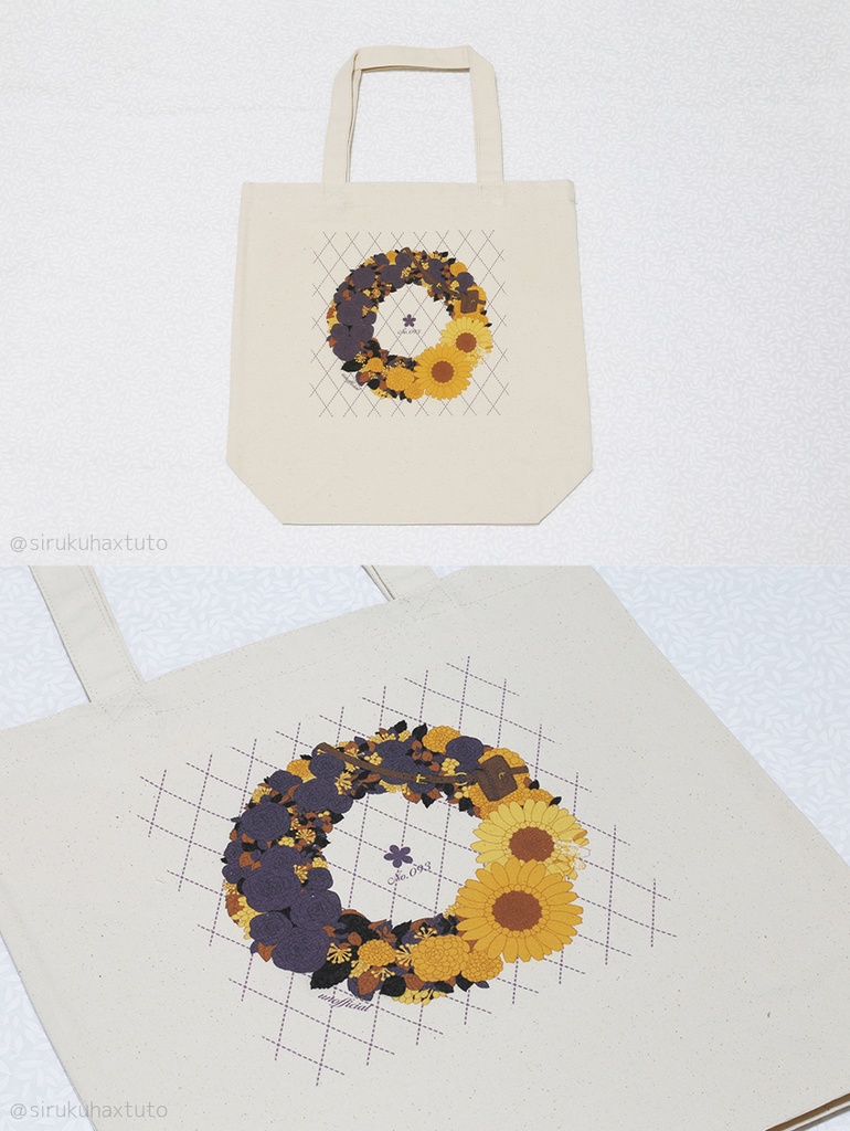 刀剣男士イメージ 花のリーストートバッグ②