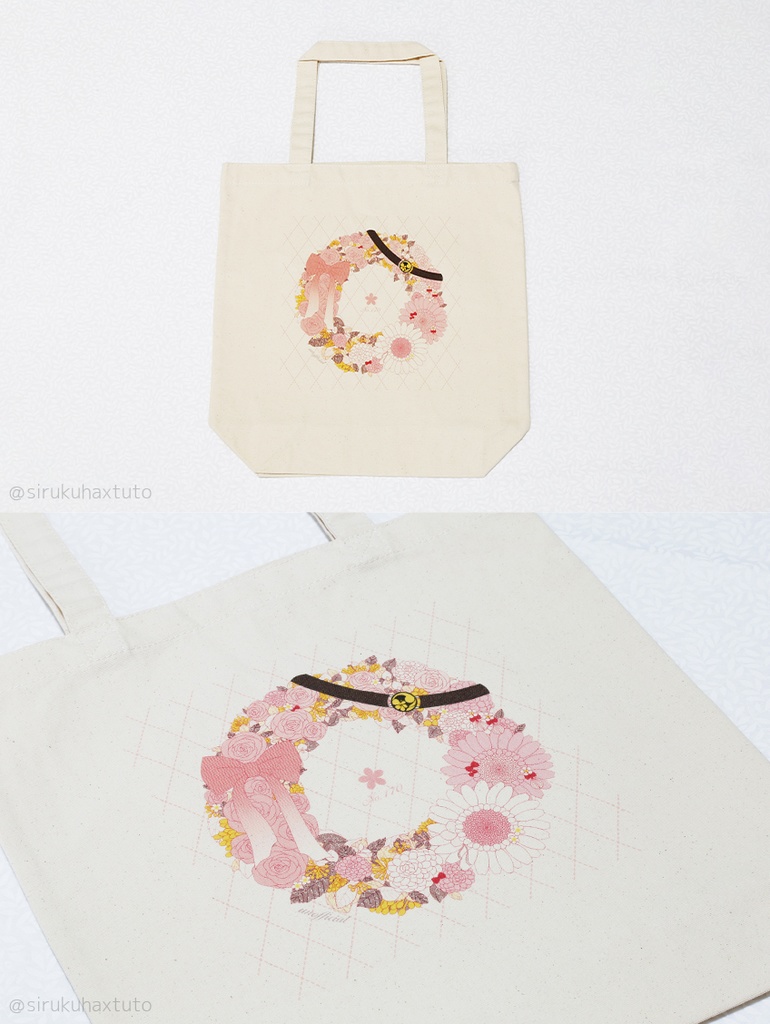 刀剣男士イメージ 花のリーストートバッグ②