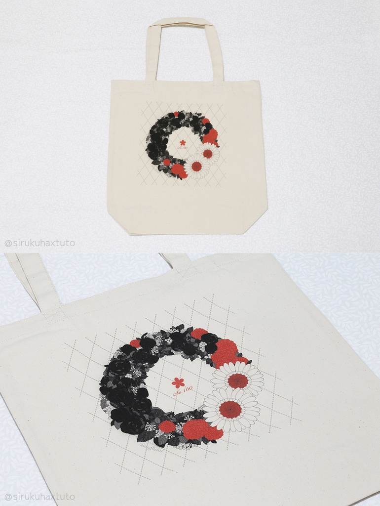 刀剣男士イメージ 花のリーストートバッグ②