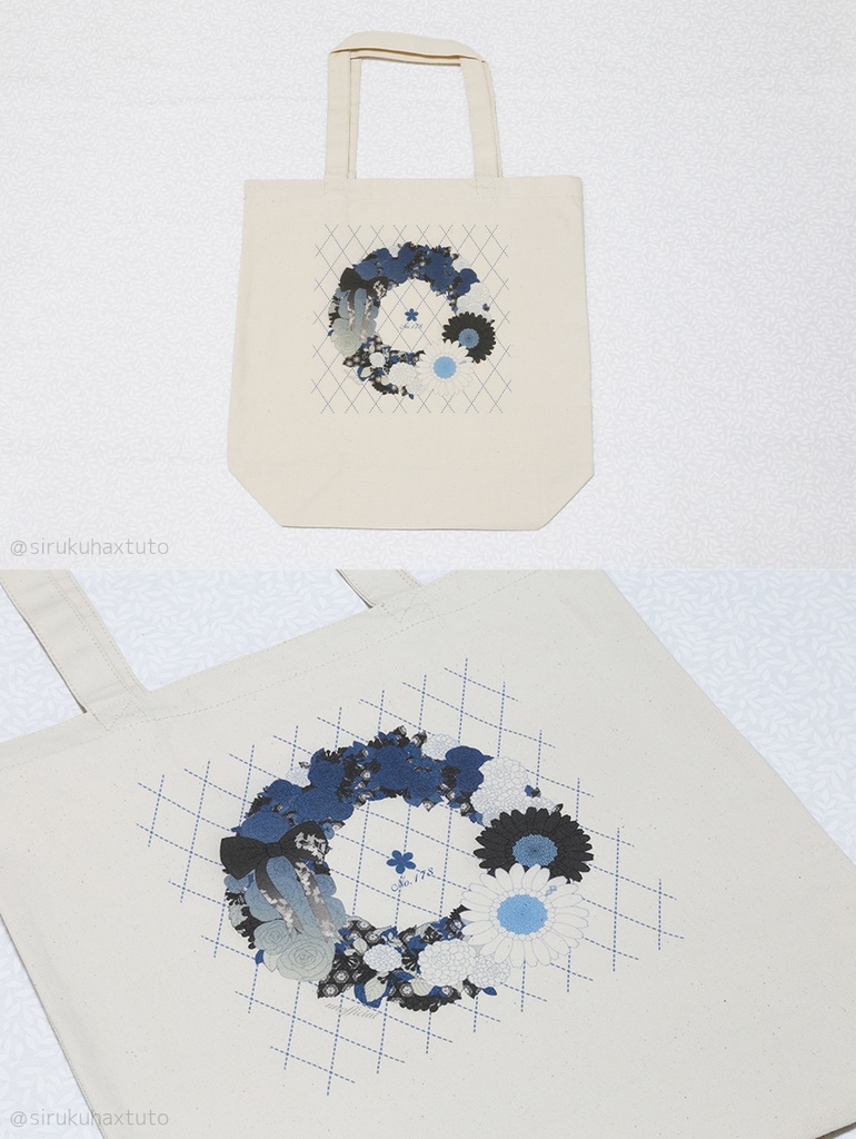 刀剣男士イメージ 花のリーストートバッグ②