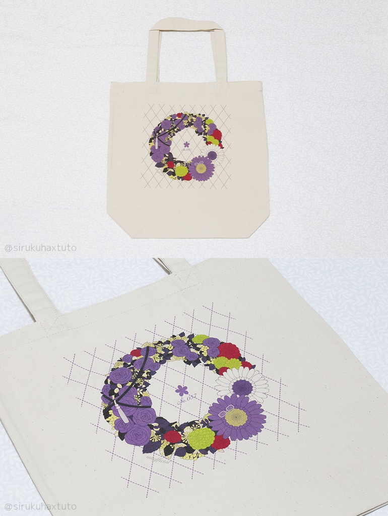 刀剣男士イメージ 花のリーストートバッグ②