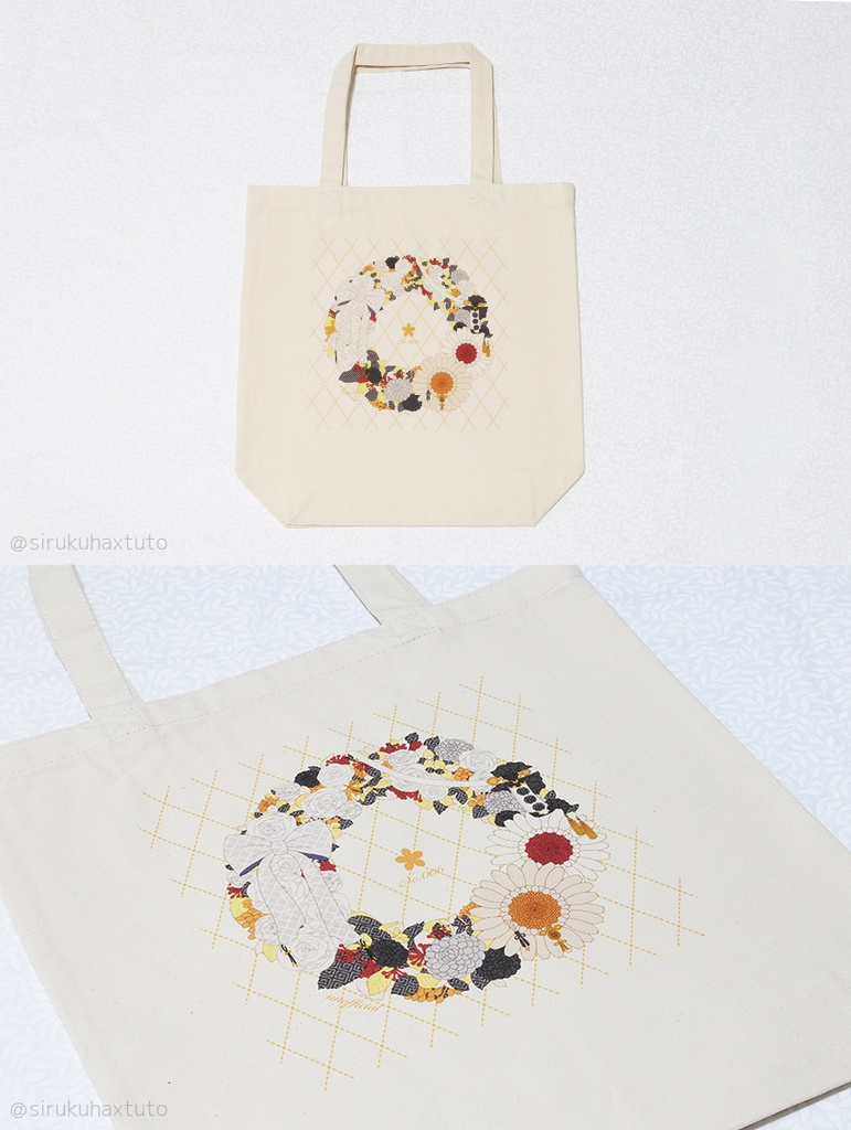 刀剣男士イメージ 花のリーストートバッグ②