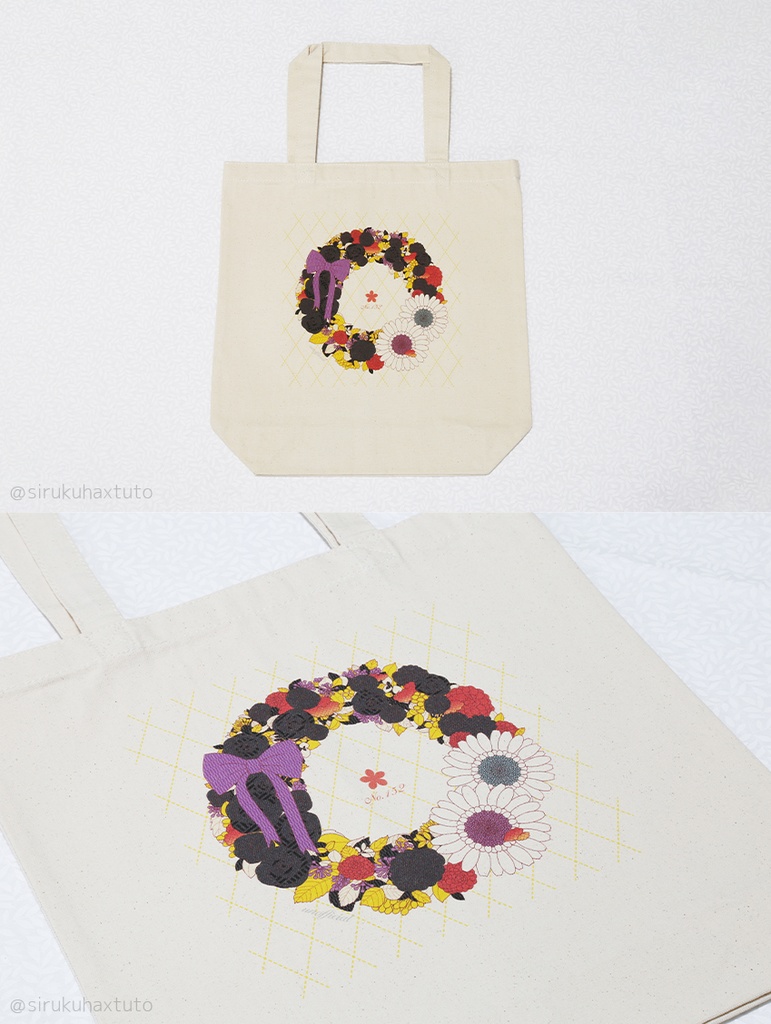 刀剣男士イメージ 花のリーストートバッグ②