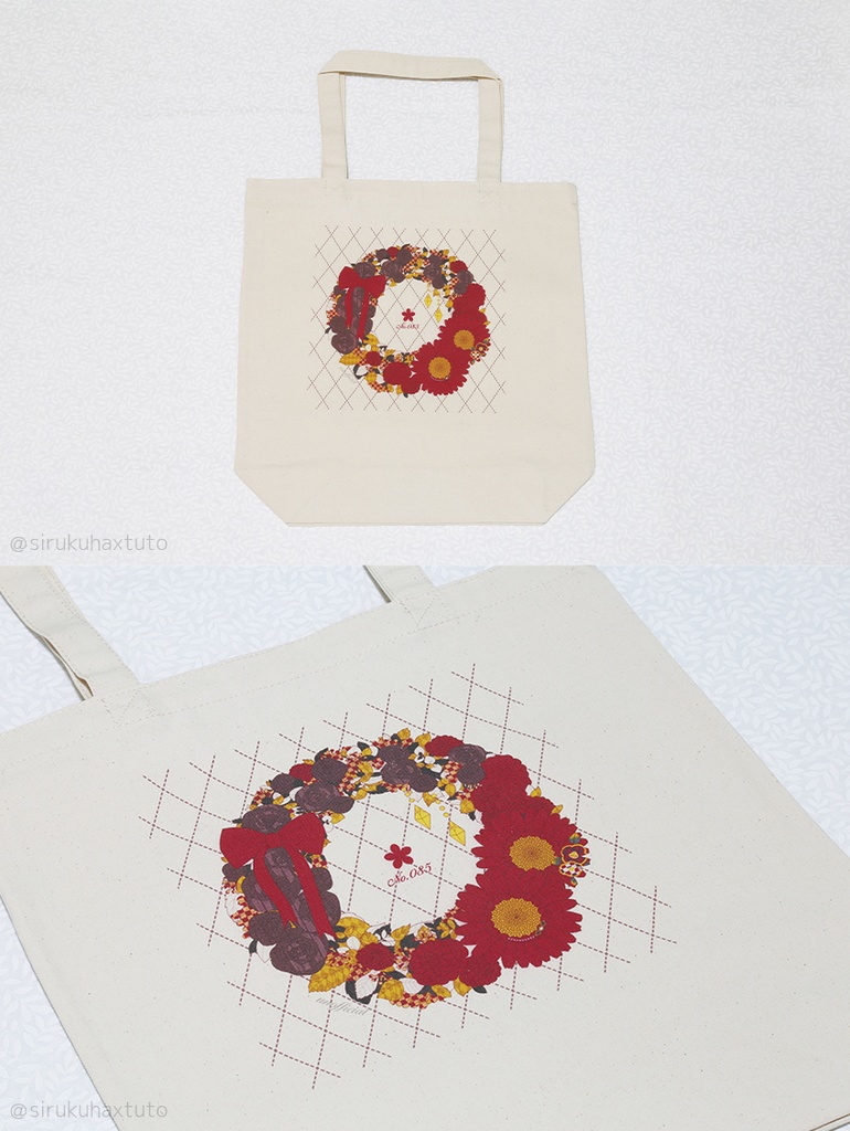 刀剣男士イメージ 花のリーストートバッグ②