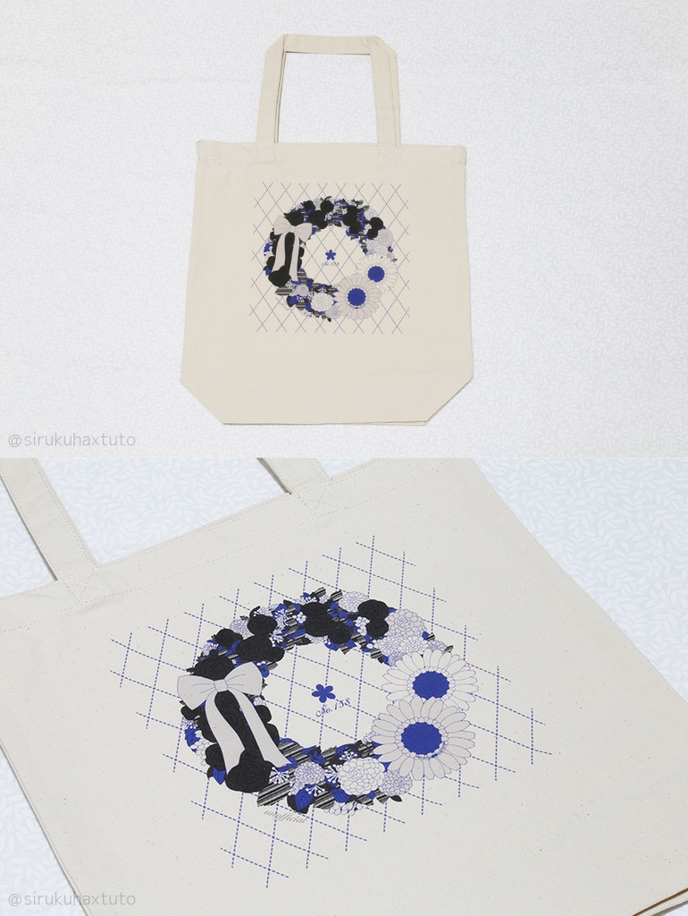 刀剣男士イメージ 花のリーストートバッグ②