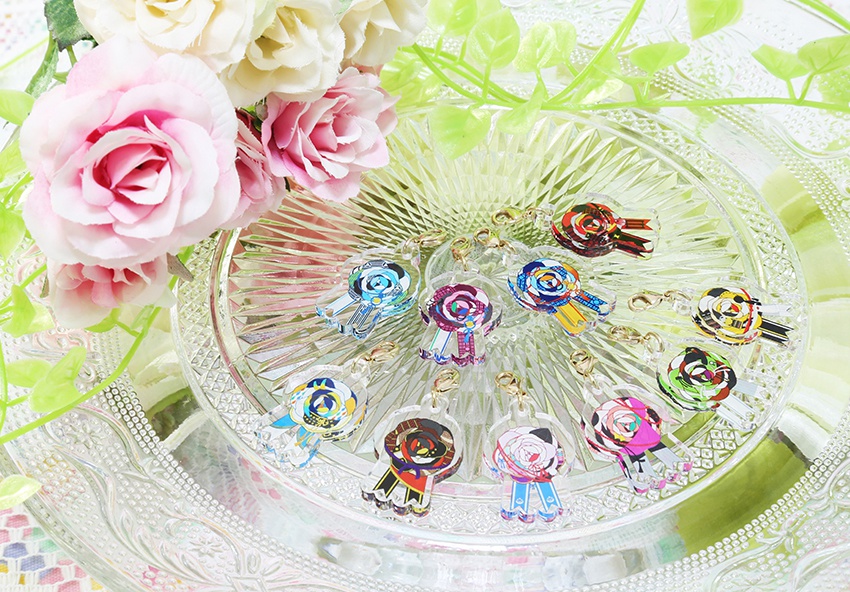 刀剣男士イメージ② 花のアクリルチャーム