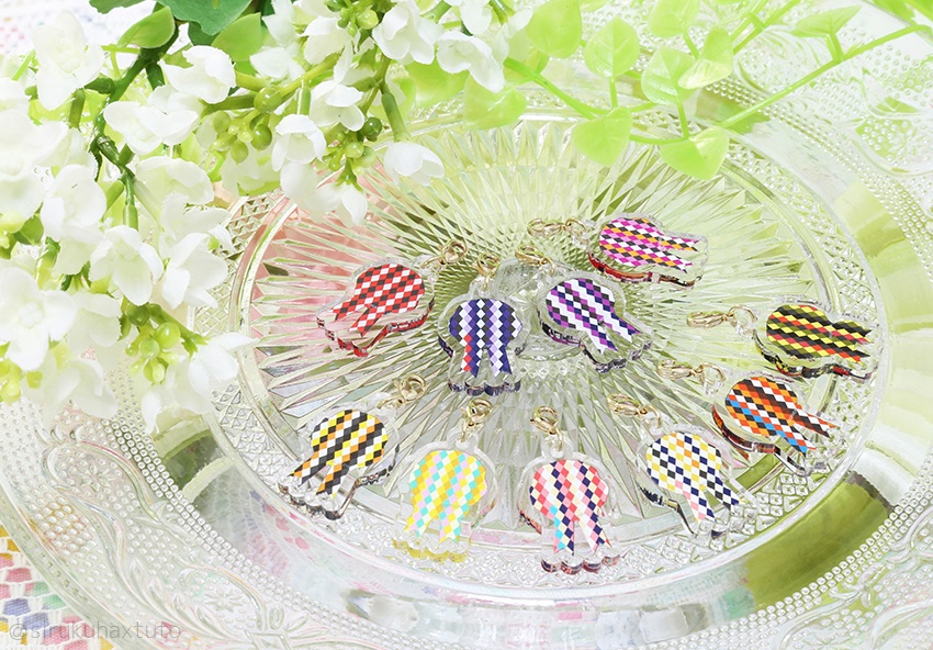 刀剣男士イメージ④ 花のアクリルチャーム