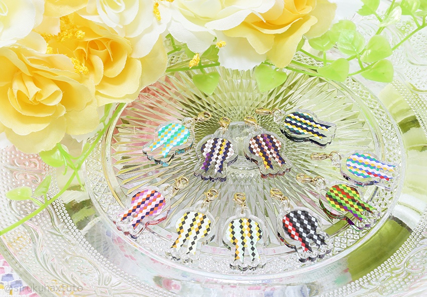 刀剣男士イメージ⑤ 花のアクリルチャーム