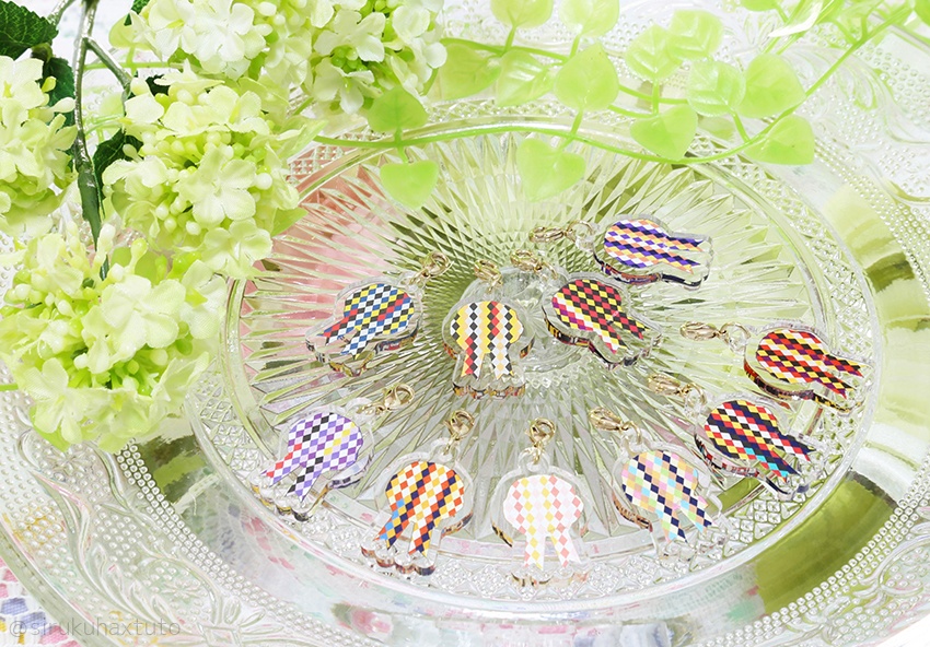 刀剣男士イメージ⑥ 花のアクリルチャーム