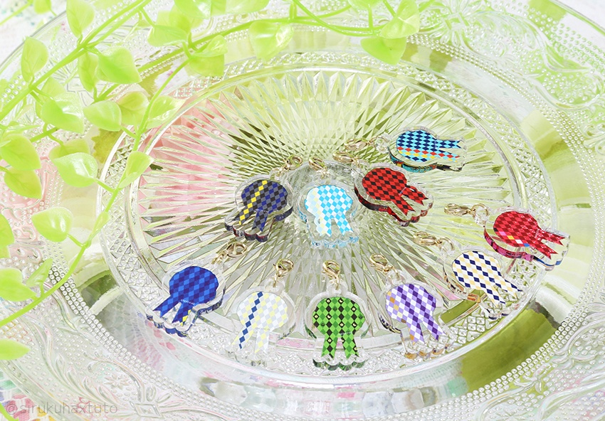 刀剣男士イメージ① 花のアクリルチャーム