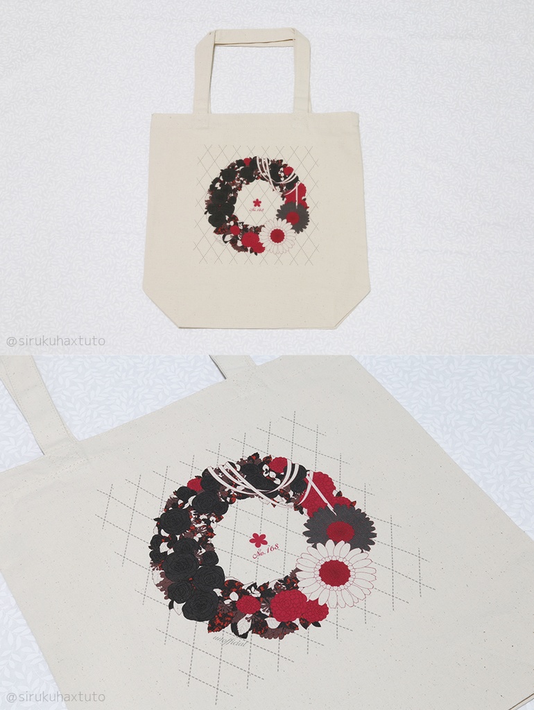 刀剣男士イメージ 花のリーストートバッグ①