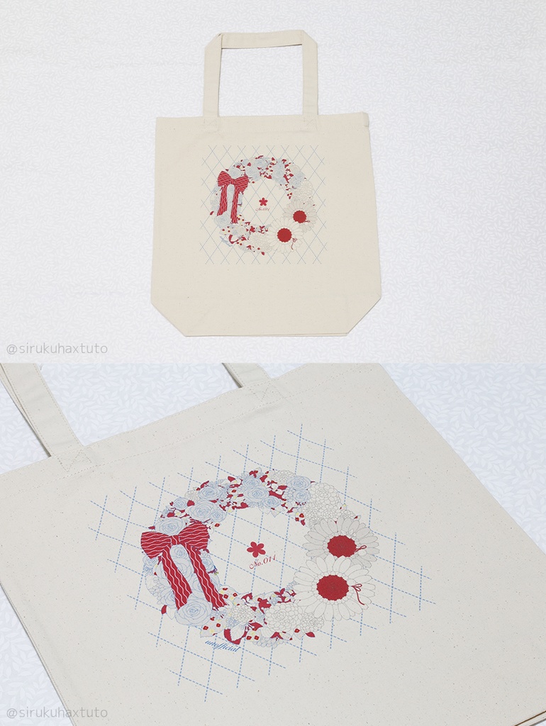 刀剣男士イメージ 花のリーストートバッグ①