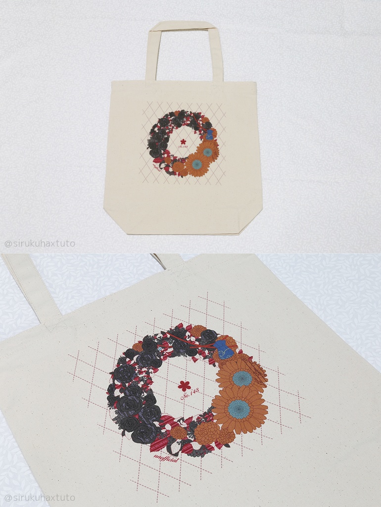 刀剣男士イメージ 花のリーストートバッグ①