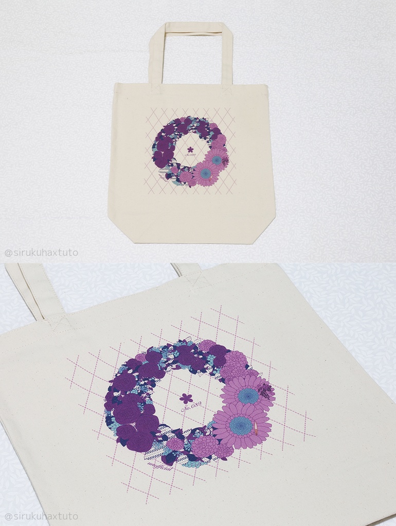 刀剣男士イメージ 花のリーストートバッグ①