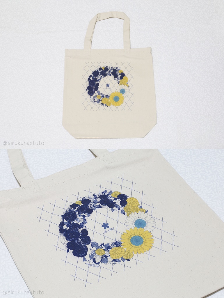 刀剣男士イメージ 花のリーストートバッグ①