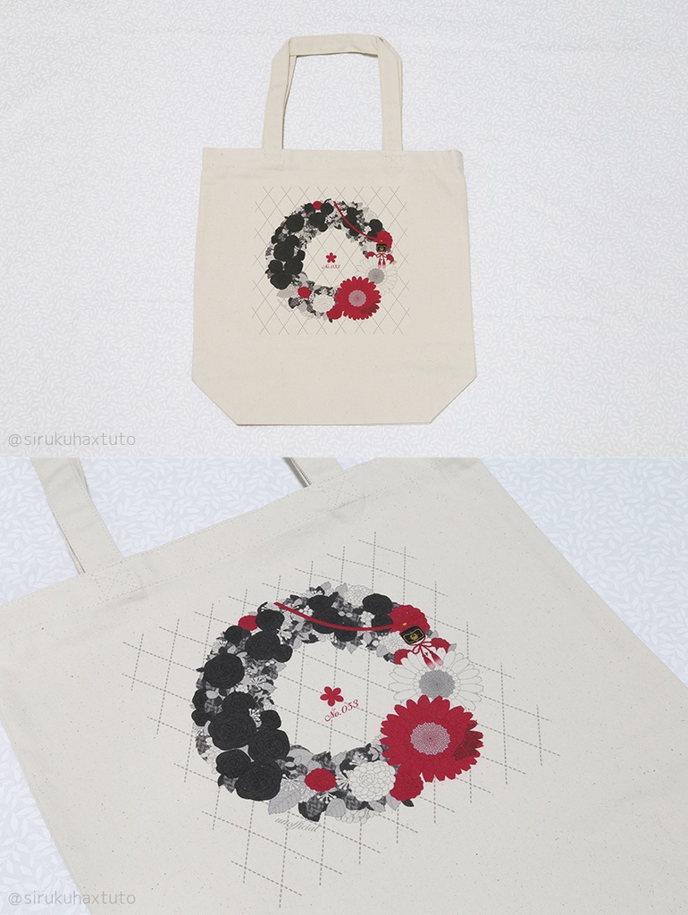 刀剣男士イメージ 花のリーストートバッグ①