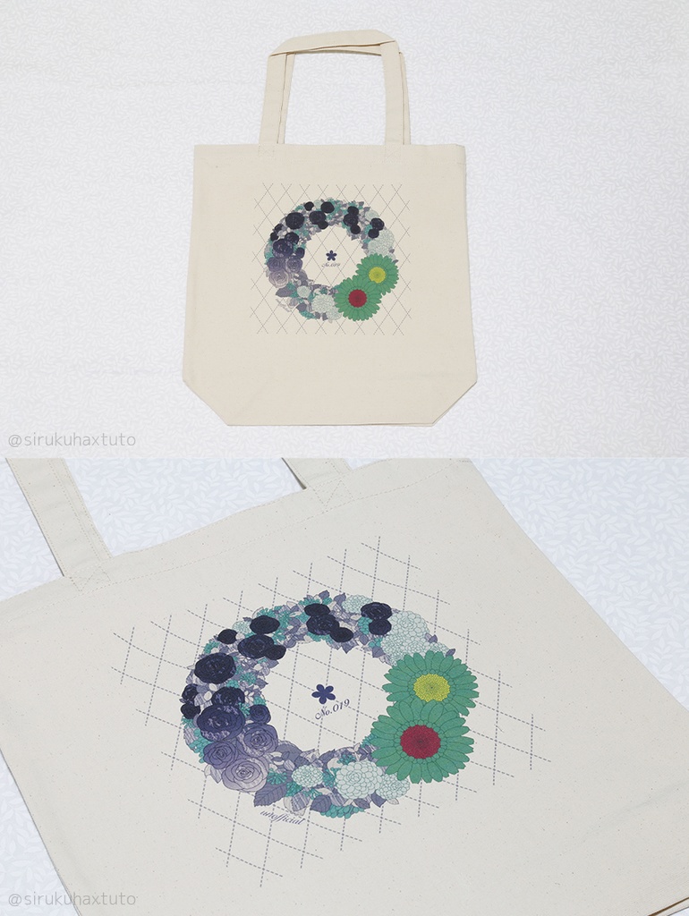 刀剣男士イメージ 花のリーストートバッグ①