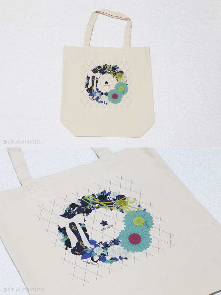 刀剣男士イメージ 花のリーストートバッグ②