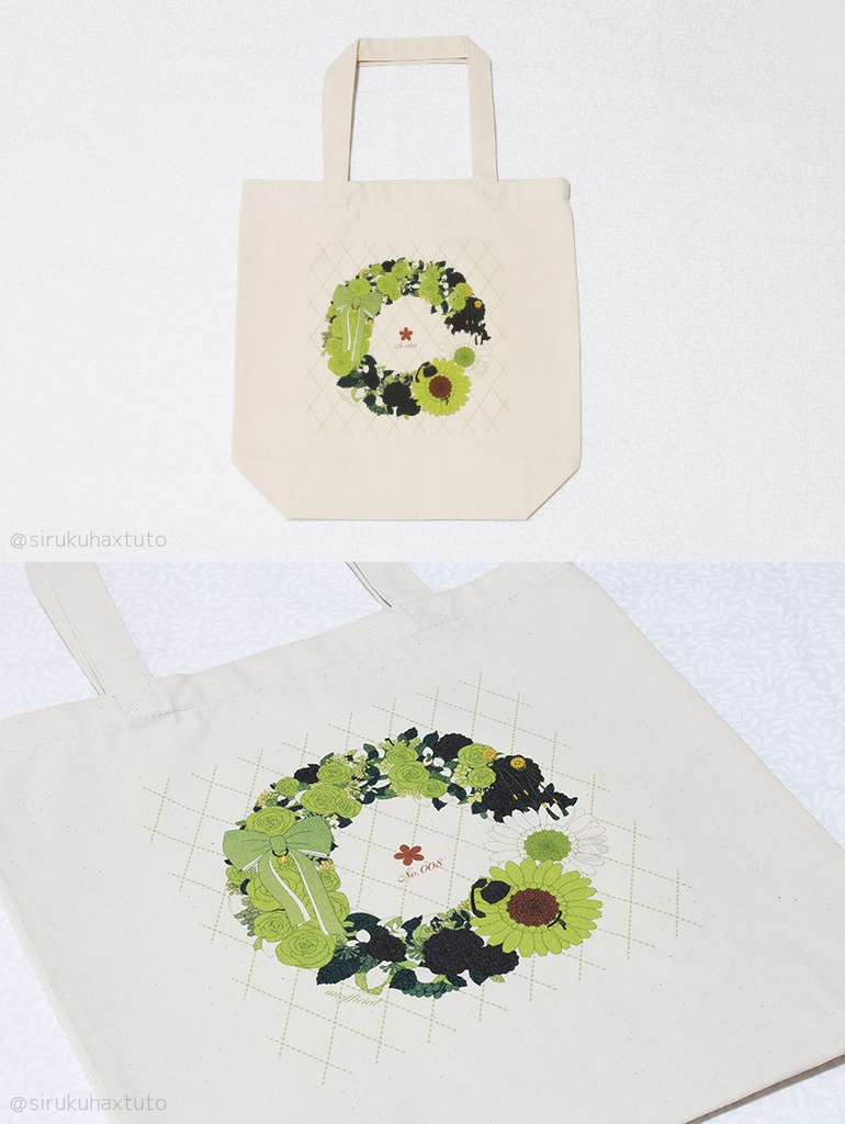 刀剣男士イメージ 花のリーストートバッグ②