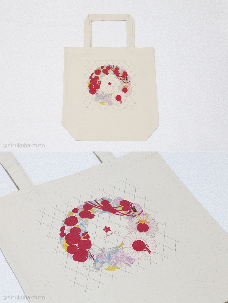 刀剣男士イメージ 花のリーストートバッグ②