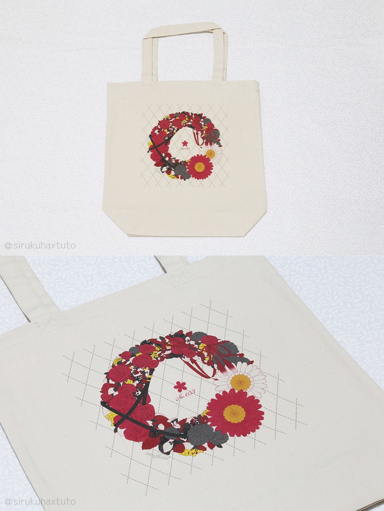 刀剣男士イメージ 花のリーストートバッグ②