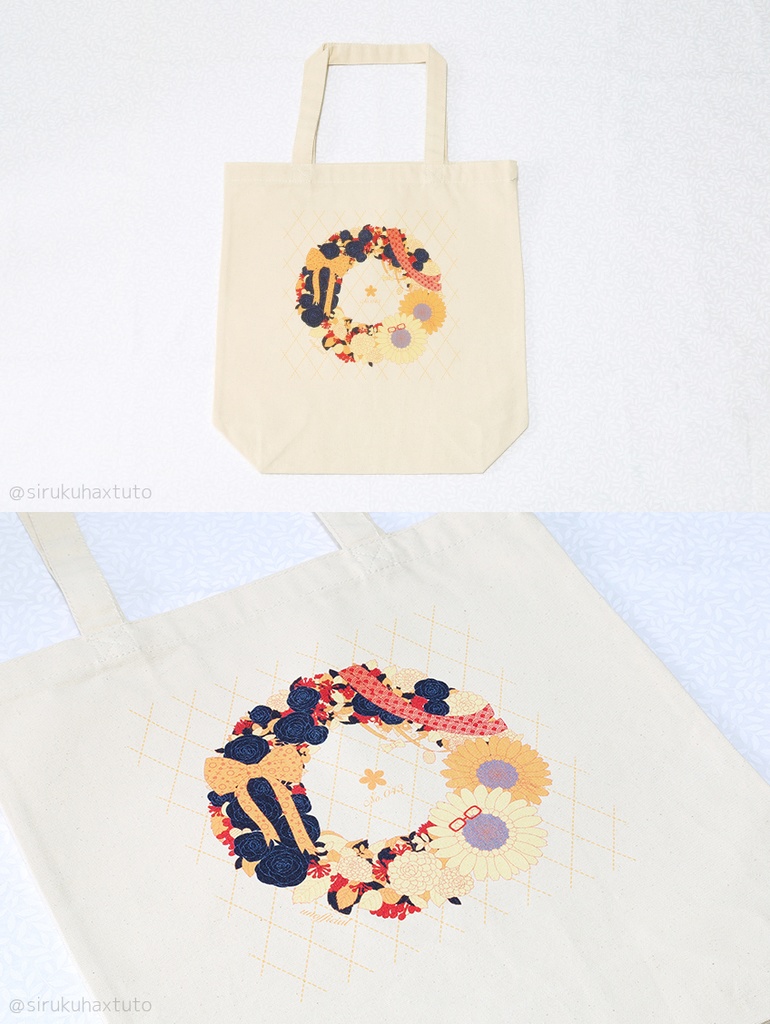 刀剣男士イメージ 花のリーストートバッグ②