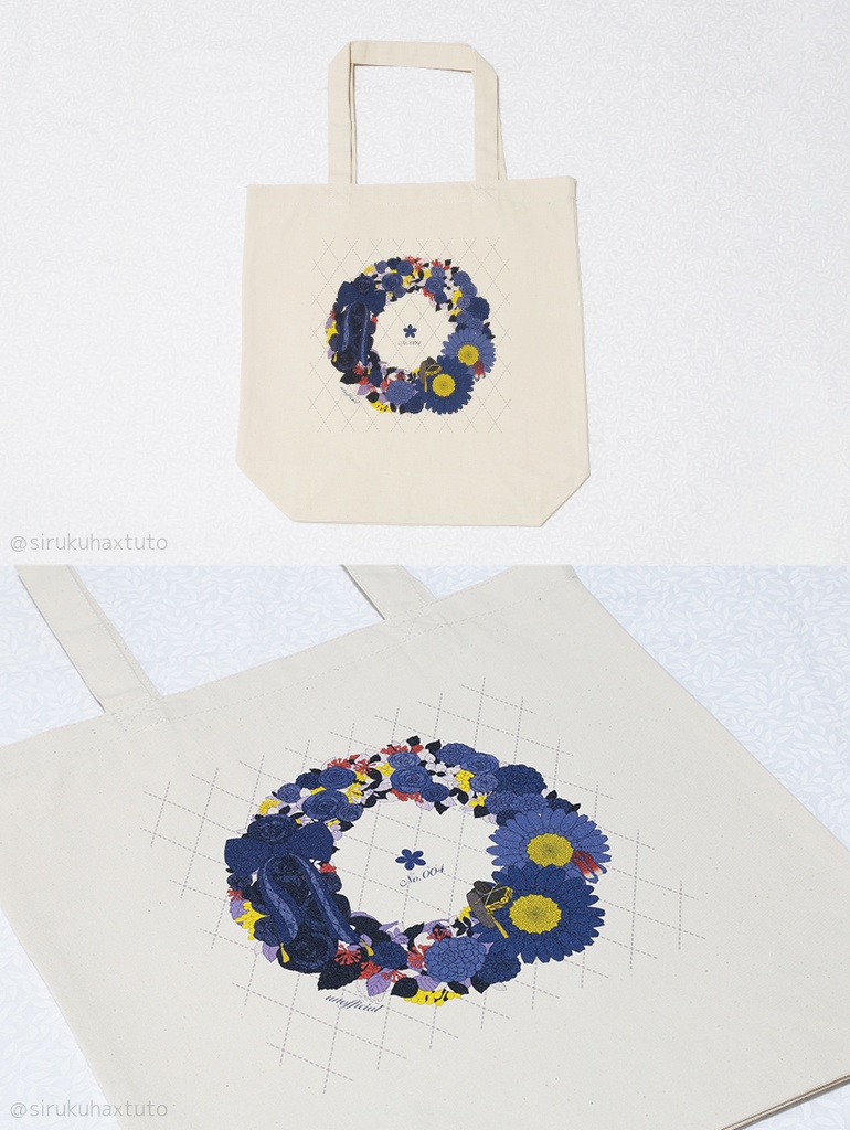 刀剣男士イメージ 花のリーストートバッグ②