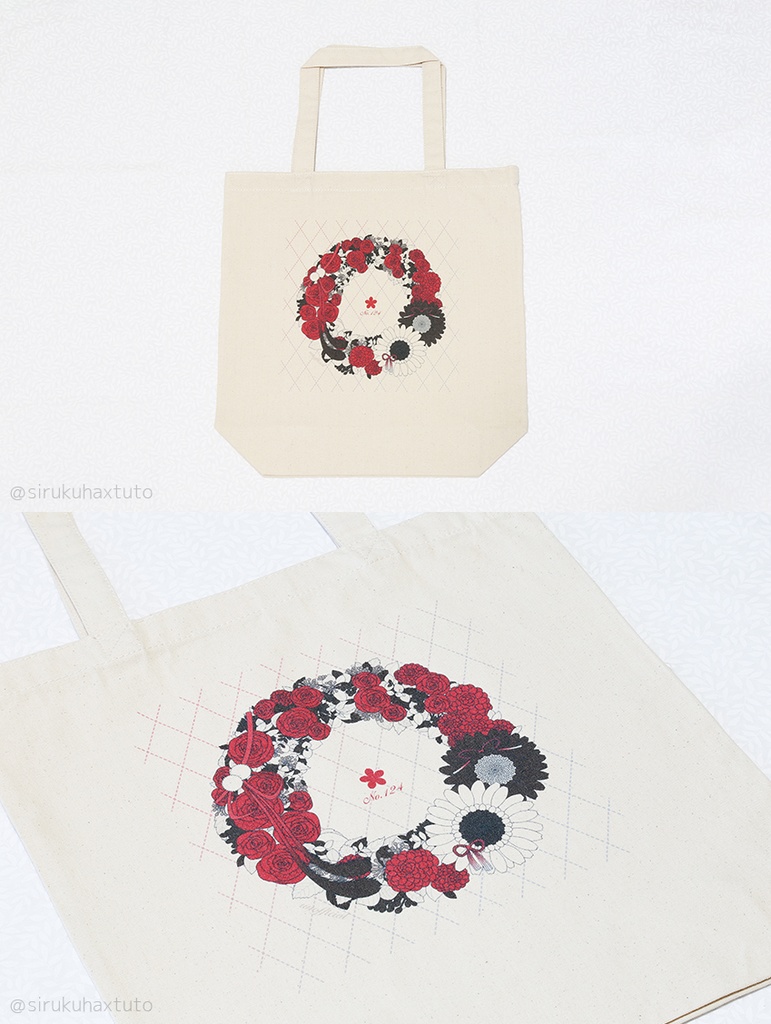 刀剣男士イメージ 花のリーストートバッグ③