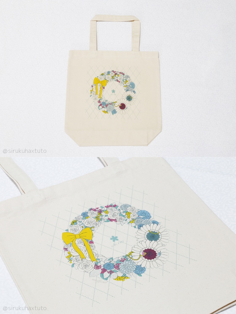 刀剣男士イメージ 花のリーストートバッグ③