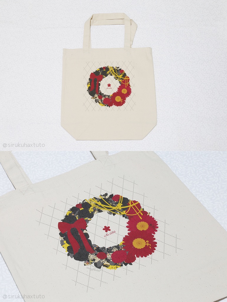 刀剣男士イメージ 花のリーストートバッグ③