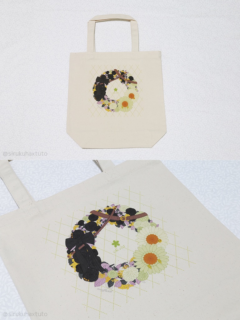 刀剣男士イメージ 花のリーストートバッグ③