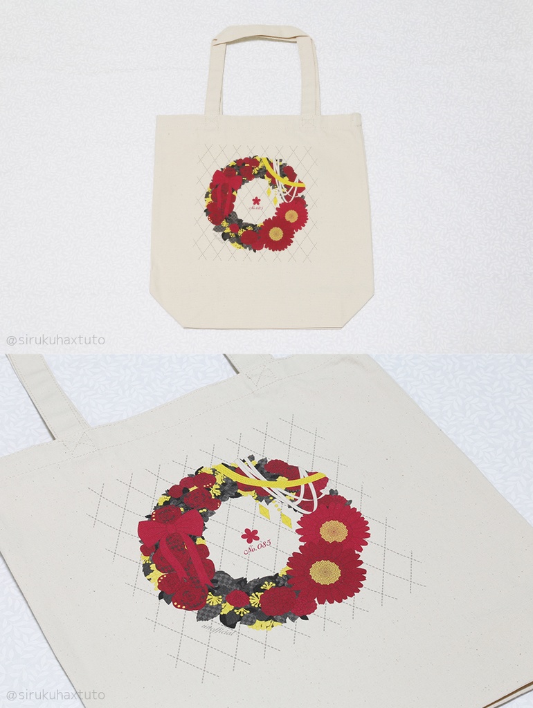 刀剣男士イメージ 花のリーストートバッグ③