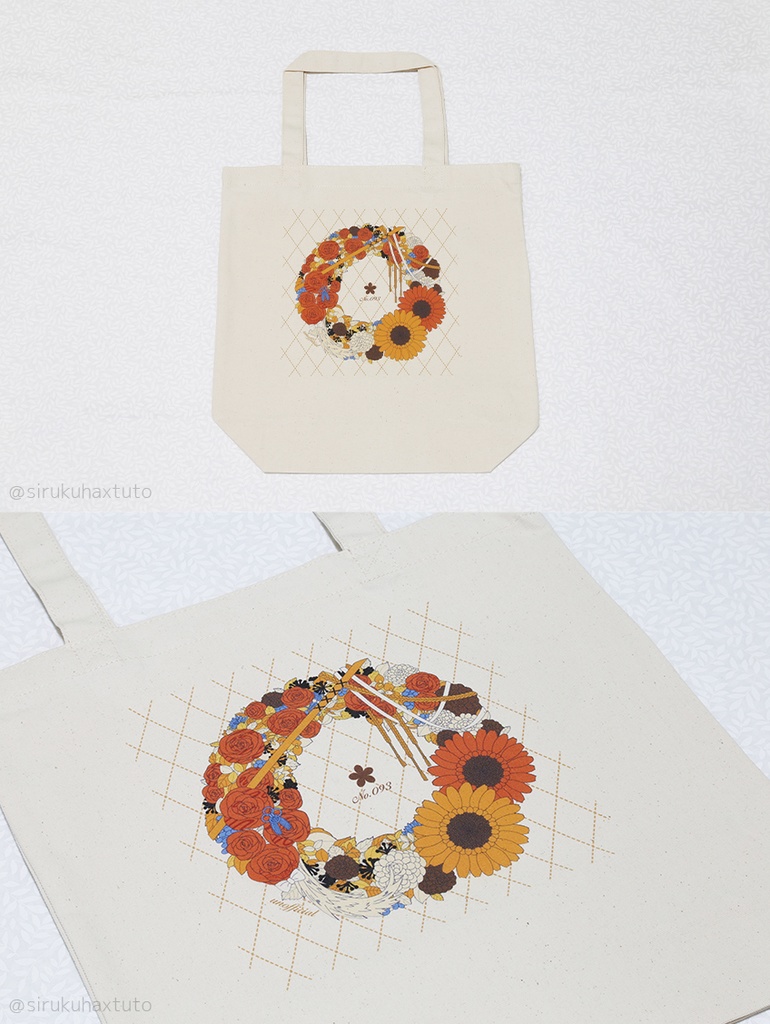 刀剣男士イメージ 花のリーストートバッグ③