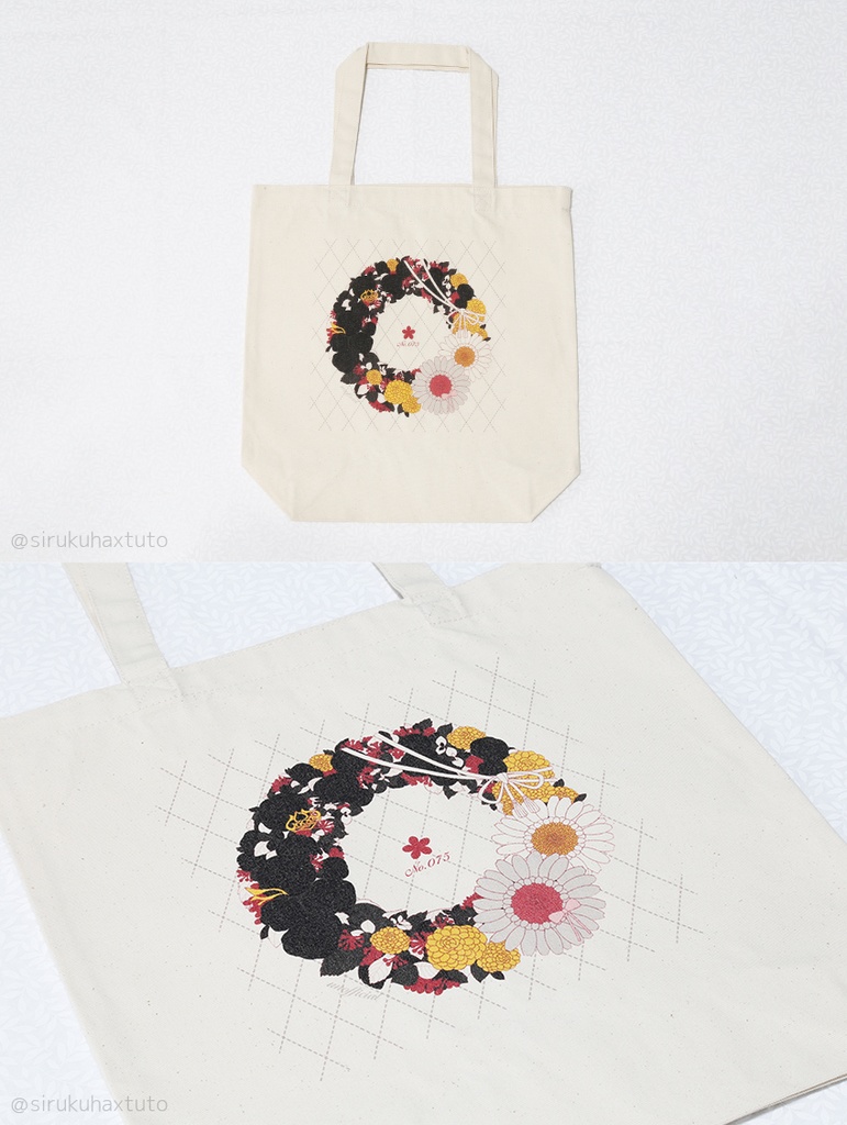 刀剣男士イメージ 花のリーストートバッグ③