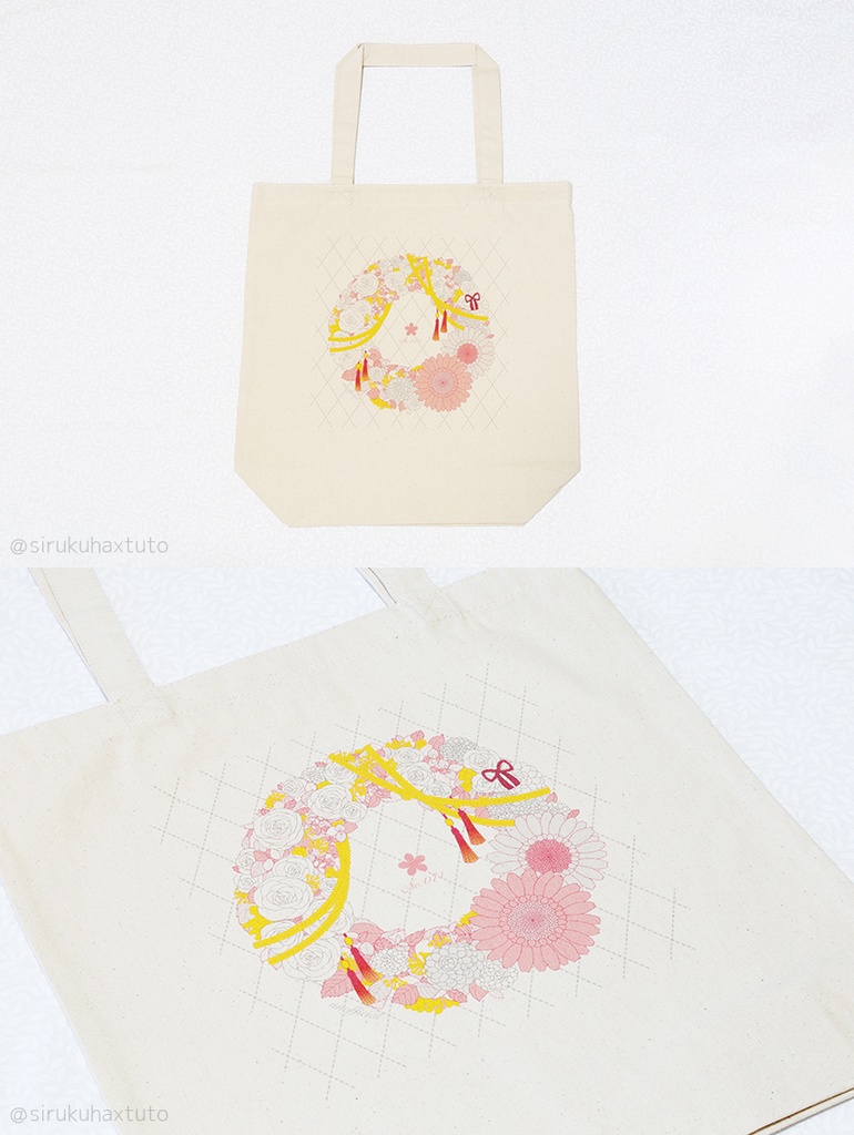 刀剣男士イメージ 花のリーストートバッグ③